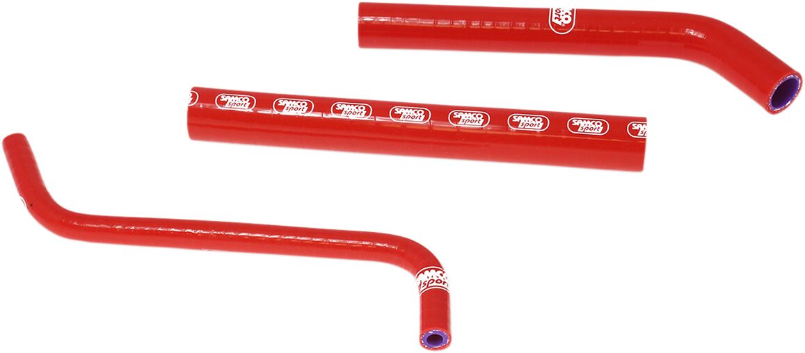 SAMCO SPORT RADIATOR HOSE KIT SILICONE RED HON-39-RD