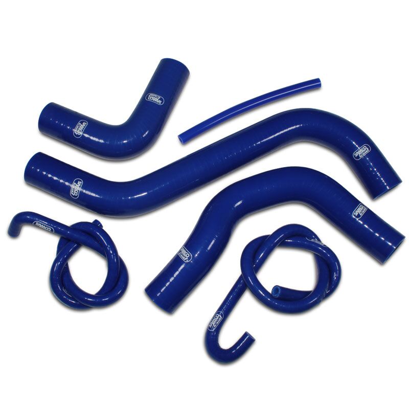 SAMCO SPORT RADIATOR HOSE KIT SILICONE BLUE KAW-90-BL