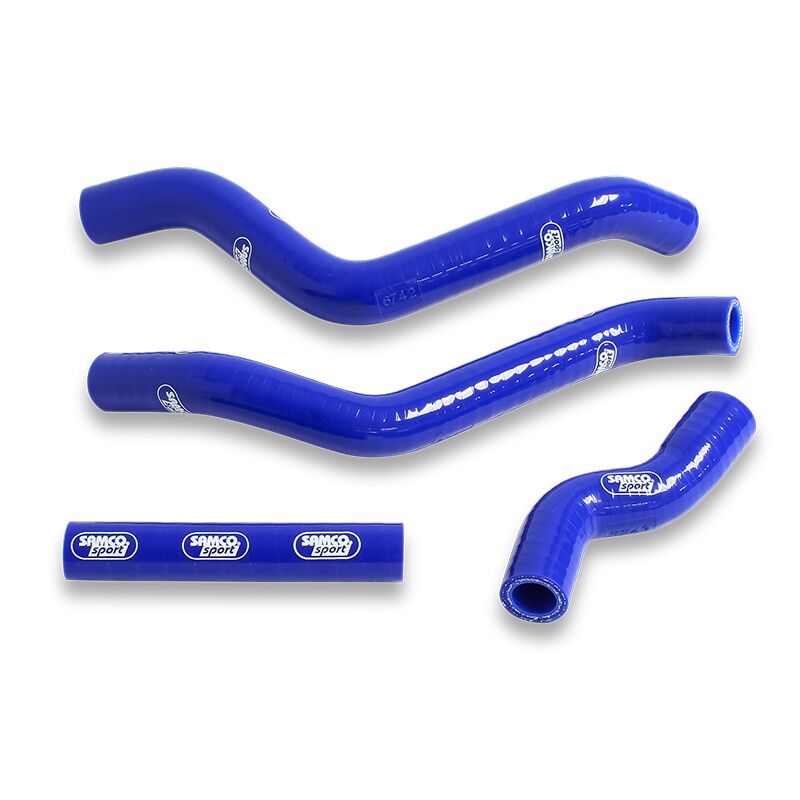 SAMCO SPORT RADIATOR HOSE KIT YAM YZ250F BLUE YAM-100-BL