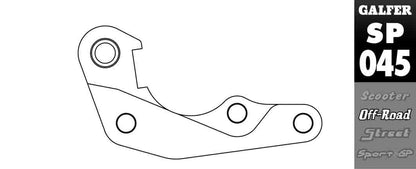GALFER BRAKE CALIPER RELOCATION ADAPTOR SP045