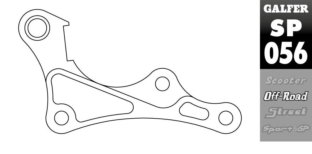 GALFER BRAKE CALIPER RELOCATION ADAPTOR SP056