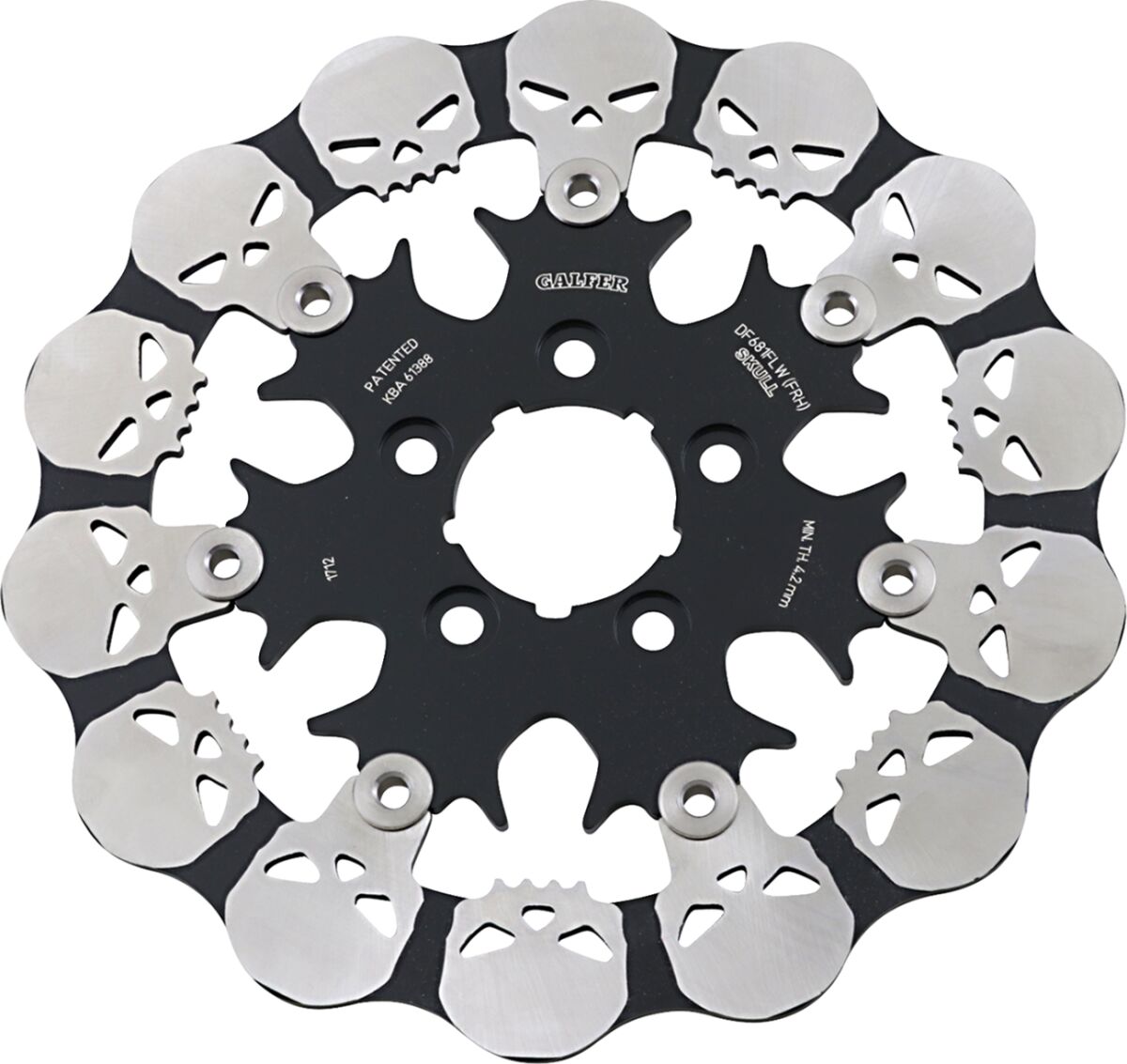 GALFER BRAKE DISC FLOAT SKULL DF681FRH