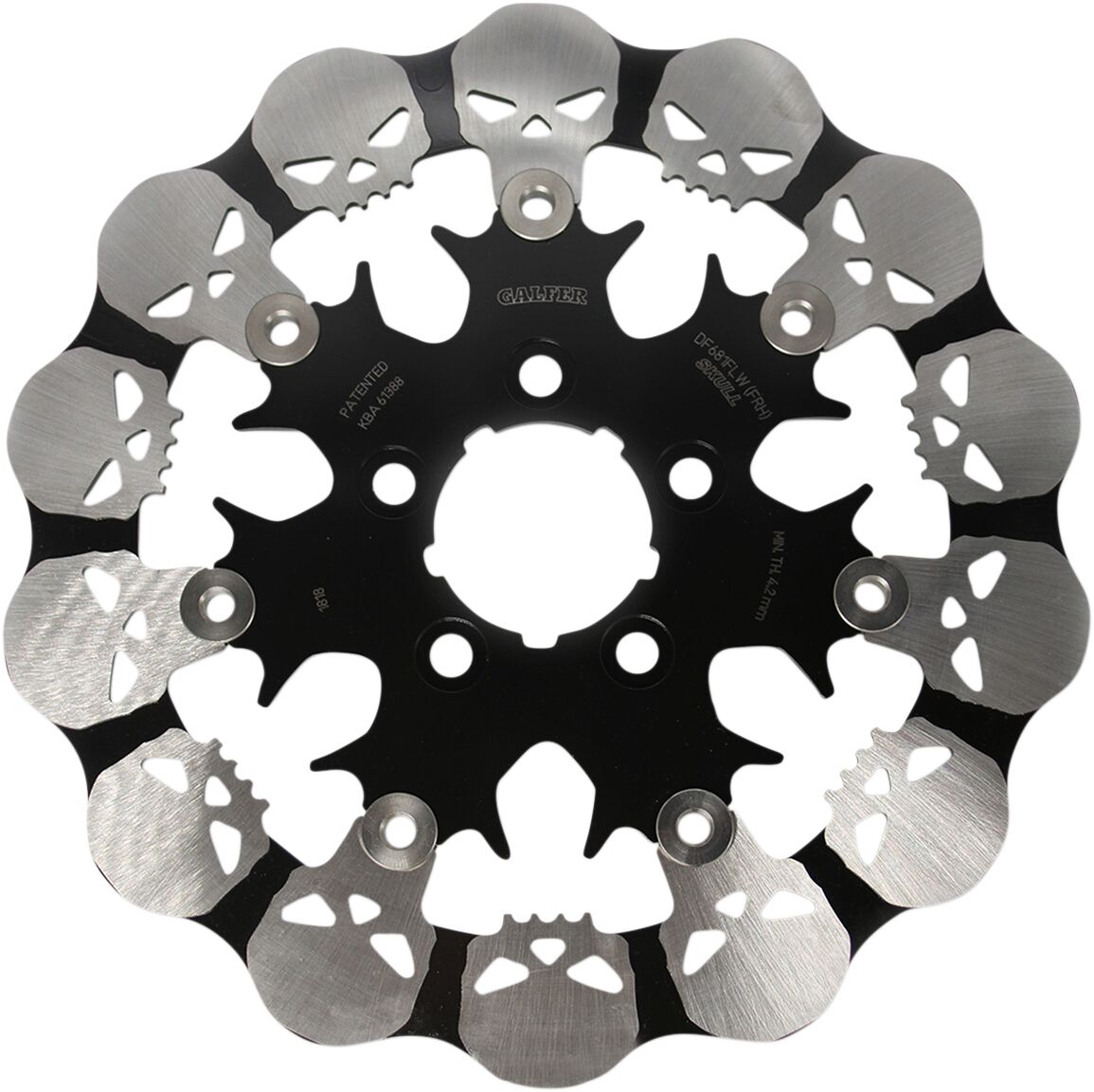GALFER BRAKE DISC FLOAT SKULL DF681FRH