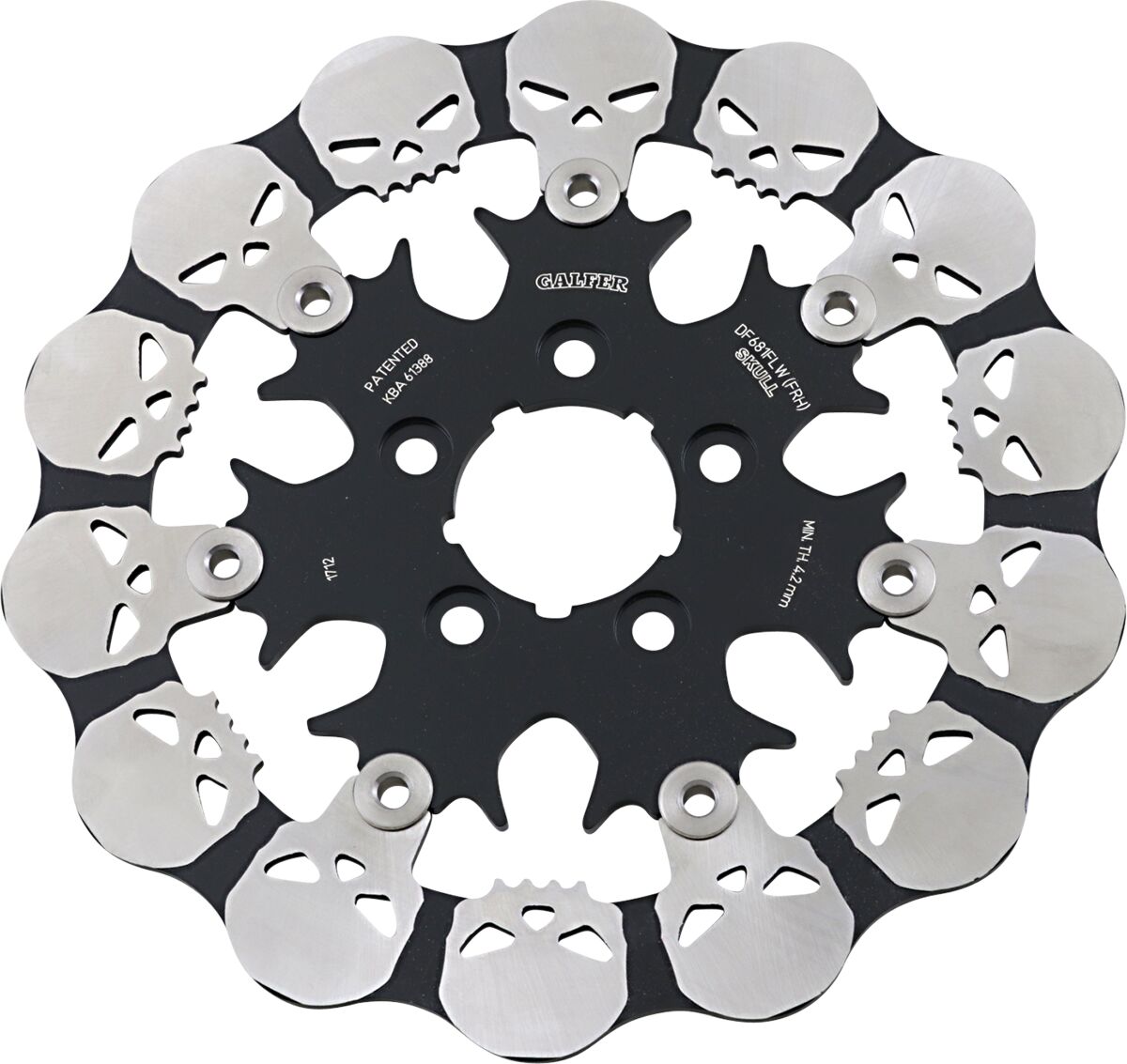 GALFER BRAKE DISC FLOAT SKULL DF681FRH