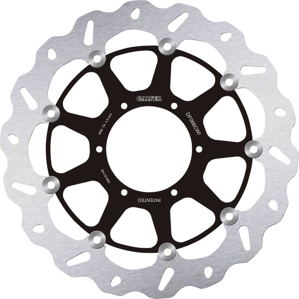 GALFER BRAKE DISC FLOAT WAVE LEFT DF066CWI