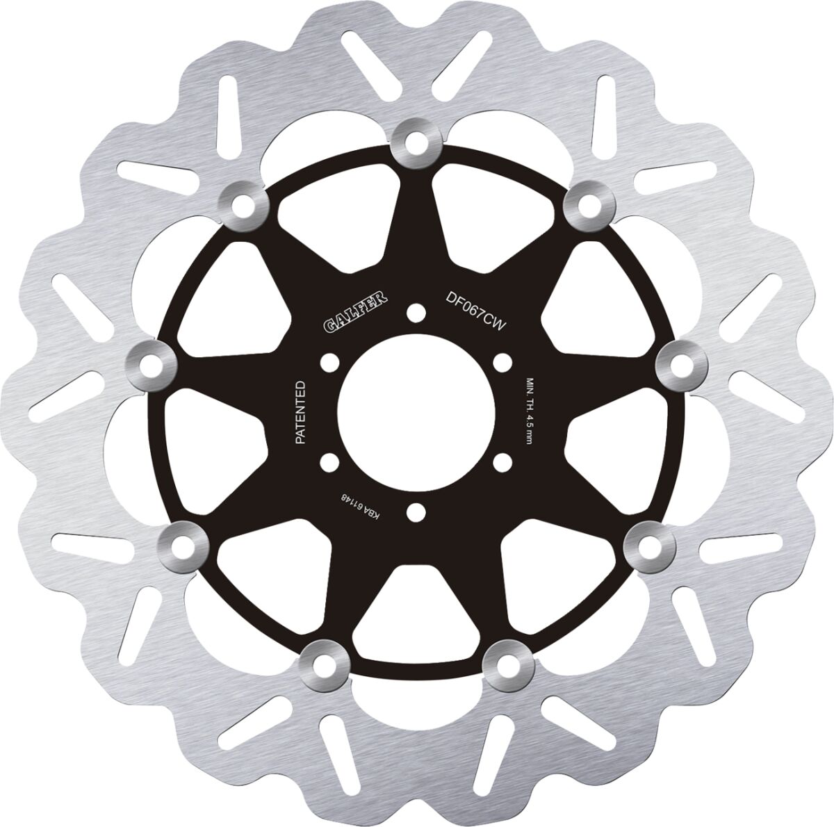 GALFER BRAKE DISC FLOAT WAVE DF067CW
