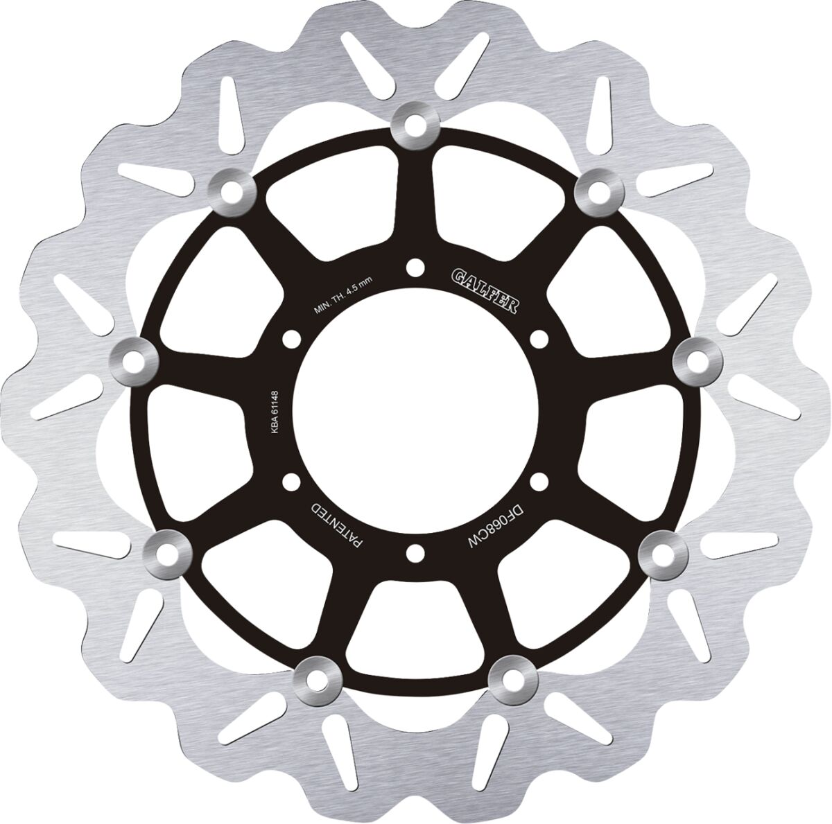 GALFER BRAKE DISC FLOAT WAVE DF068CW