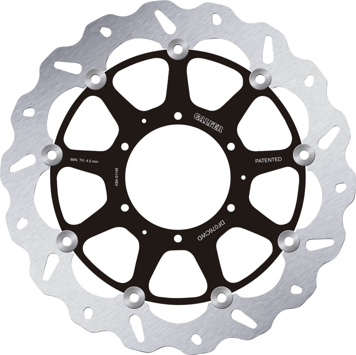 GALFER BRAKE DISC FLOAT WAVE RIGHT DF076CWD