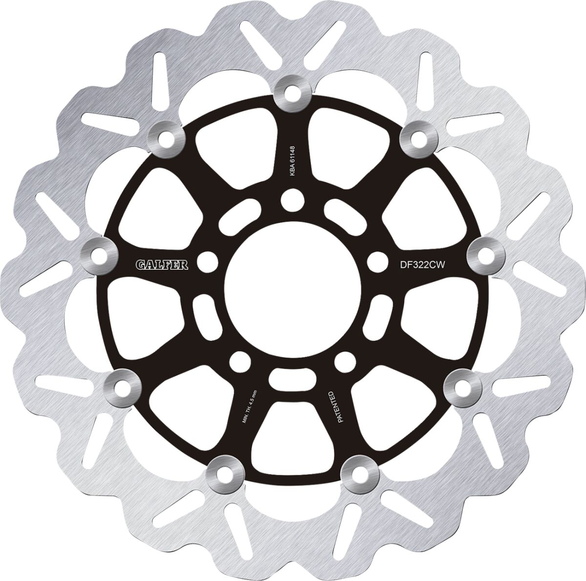 GALFER BRAKE DISC FLOAT WAVE DF322CW