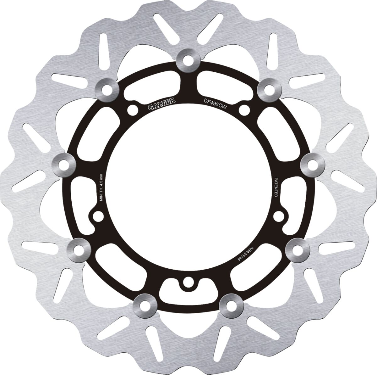 GALFER BRAKE DISC FLOAT WAVE DF495CW