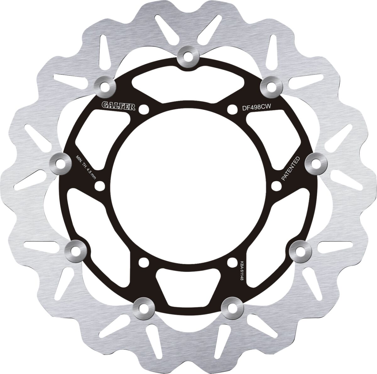 GALFER BRAKE DISC FLOAT WAVE DF498CW