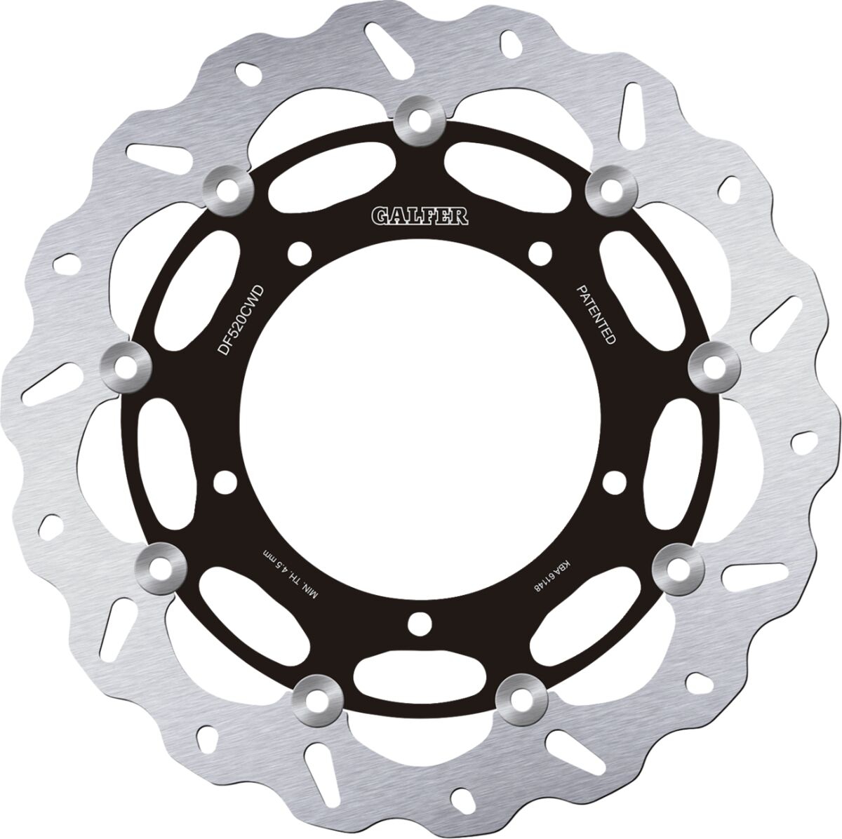 GALFER BRAKE DISC FLOAT WAVE RIGHT DF520CWD