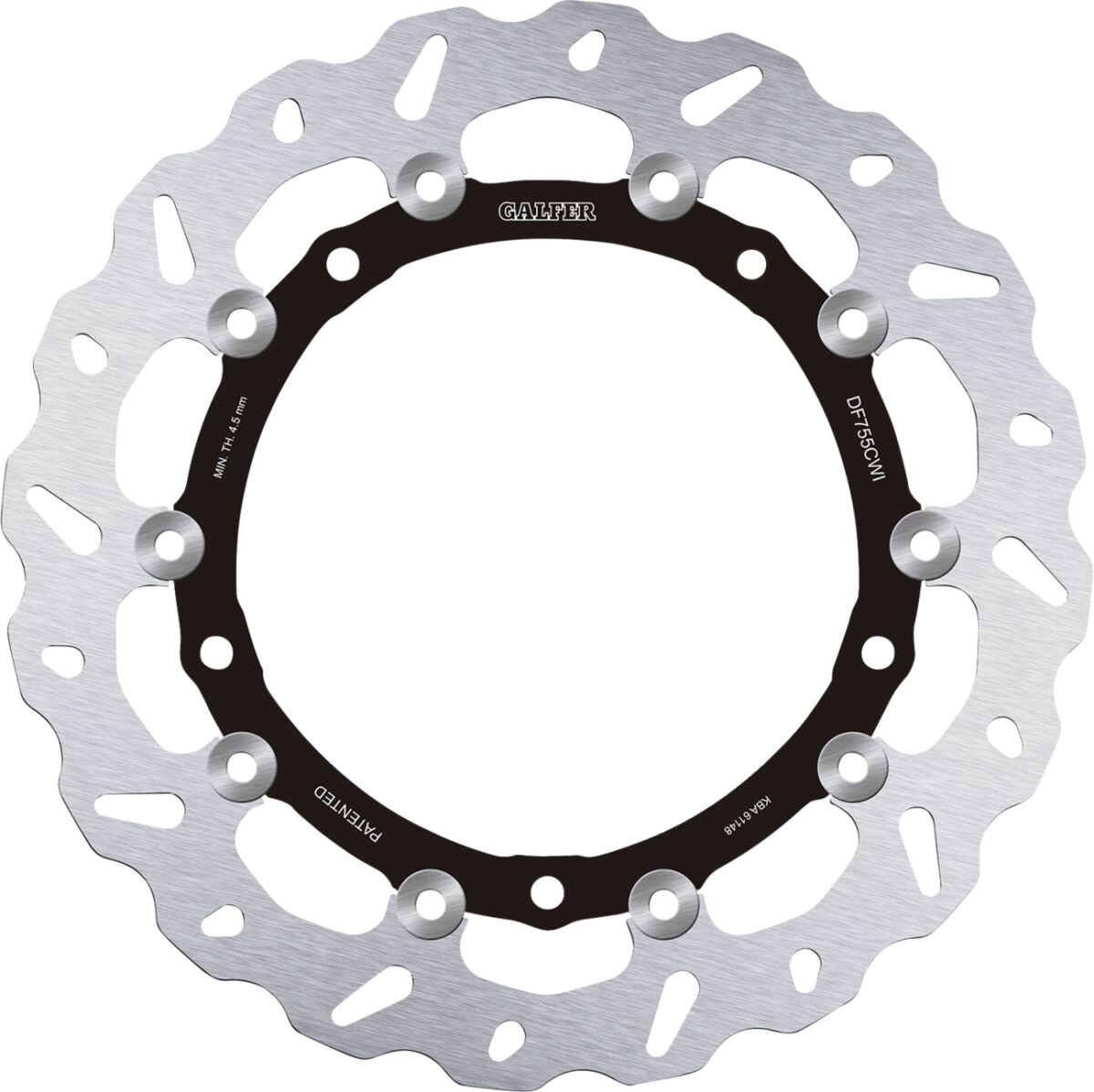 GALFER BRAKE DISC FLOAT WAVE LEFT DF755CWI