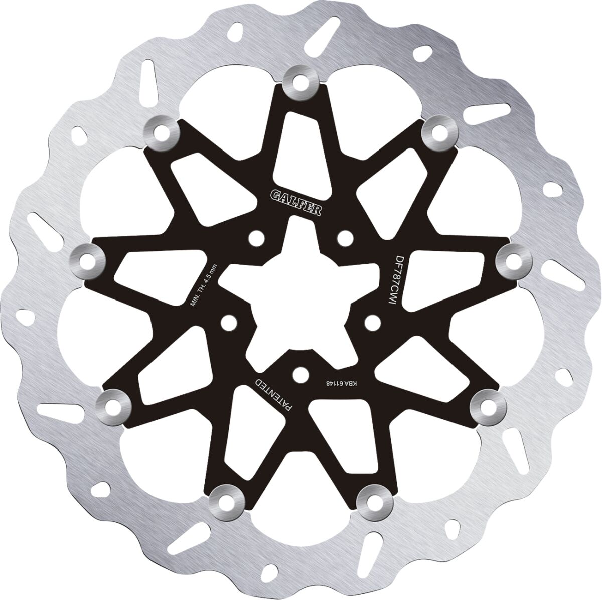 GALFER BRAKE DISC FLOAT WAVE LEFT DF787CWI