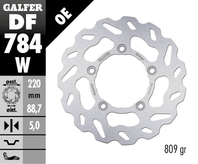 GALFER BRAKE ROTOR FIXED WAVE DF784W
