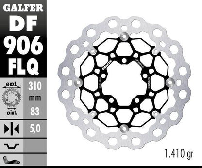 GALFER BRAKE ROTOR FLOATING CUBIQ DF906FLQ