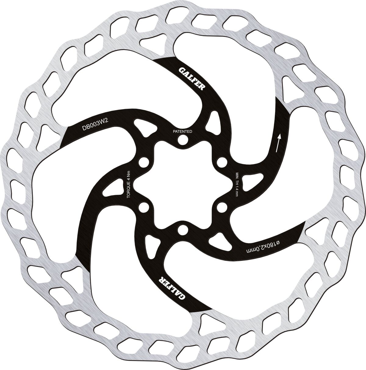GALFER DISC WAVE 180X2.0MM DB003W2