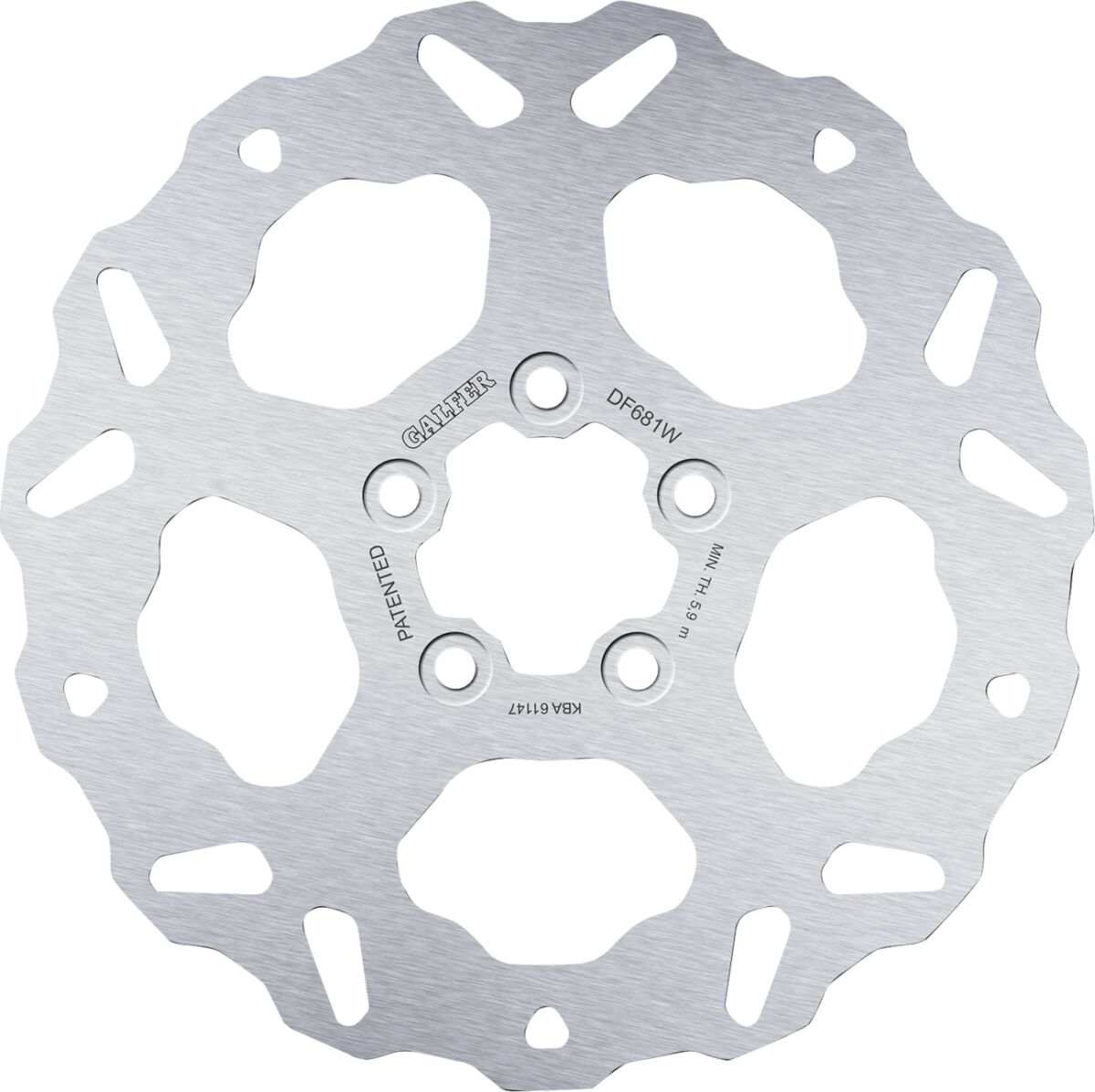 GALFER ROTOR REAR SOL MNT WAVE DF681W