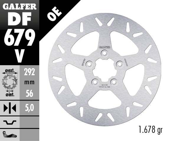 GALFER BRAKE ROTOR FIXED ROUND DF679V