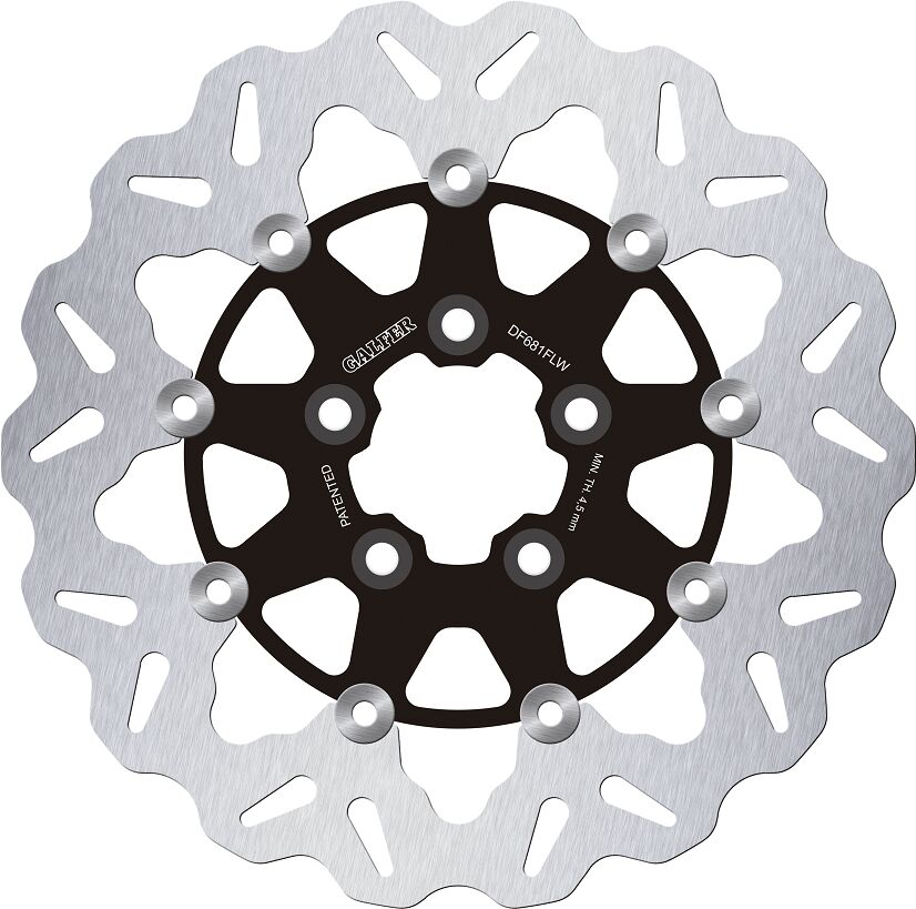 GALFER BRAKE ROTOR FLOATING WAVE STEEL CENTER DF681FLW