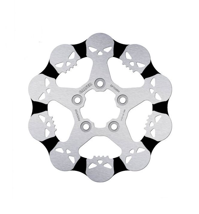 GALFER BRAKE ROTOR FIXED SKULL DF724RH