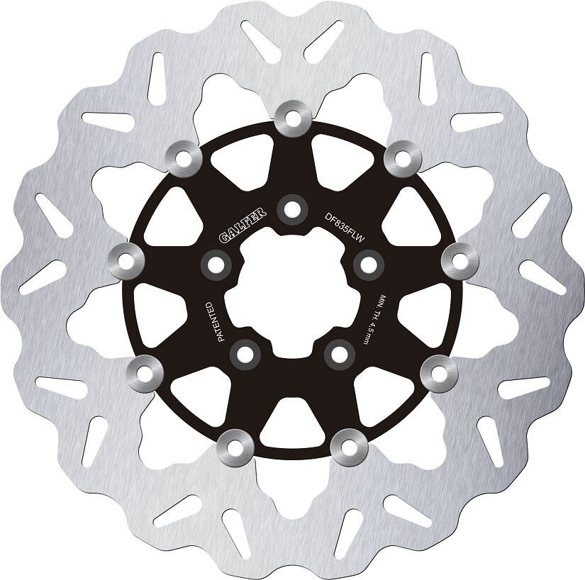 GALFER BRAKE ROTOR FLOATING WAVE STEEL CENTER DF835FLW