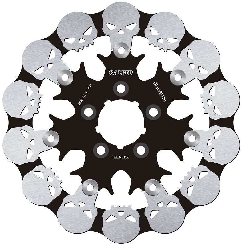 GALFER BRAKE ROTOR FLOATING SKULL DF836FRH