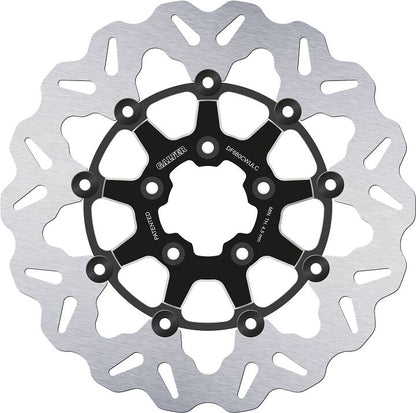 GALFER BRAKE DISC FLOAT WAVE BLACK CO DF680CWULC