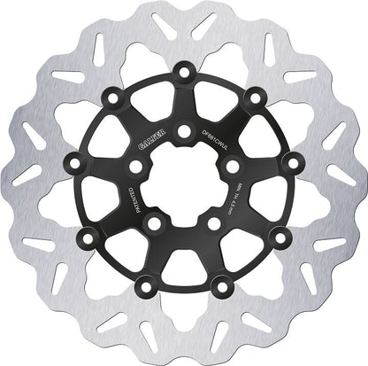 GALFER BRAKE ROTOR FLOATING WAVE BLACK DF681CWUL