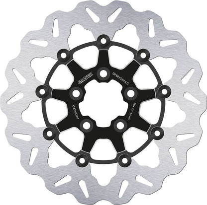 GALFER BRAKE ROTOR FLOATING WAVE BLACK DF681CWULC