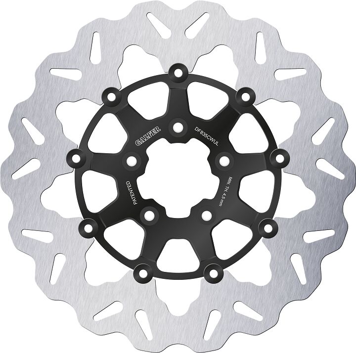 GALFER BRAKE ROTOR FLOATING WAVE BLACK DF835CWUL