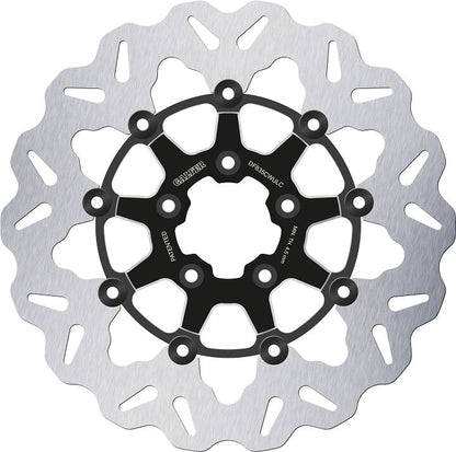 GALFER BRAKE ROTOR FLOATING WAVE BLACK DF835CWULC
