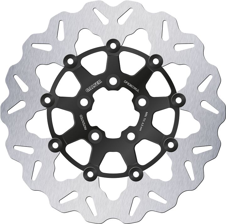 GALFER BRAKE ROTOR FLOATING WAVE BLACK DF836CWUL