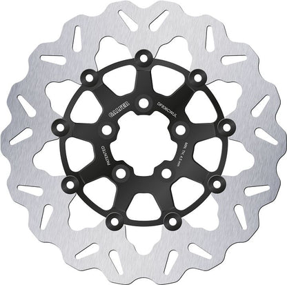 GALFER BRAKE ROTOR FLOATING WAVE BLACK DF836CWUL