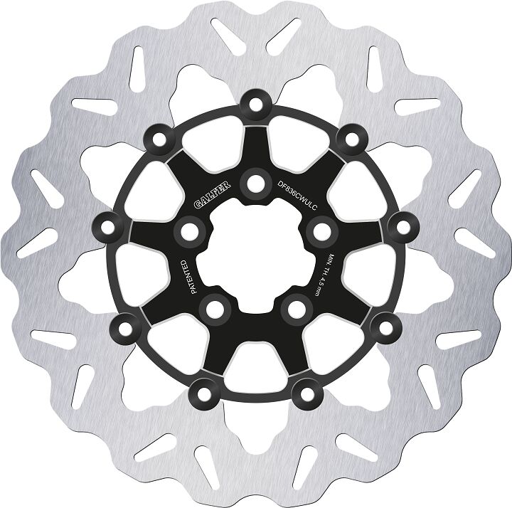 GALFER BRAKE ROTOR FLOATING WAVE BLACK DF836CWULC