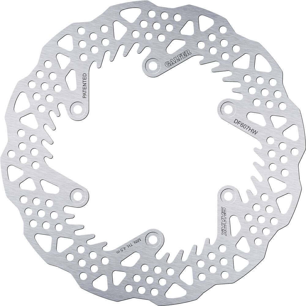 GALFER BRAKE ROTOR FIXED SHARK REAR DF607HW