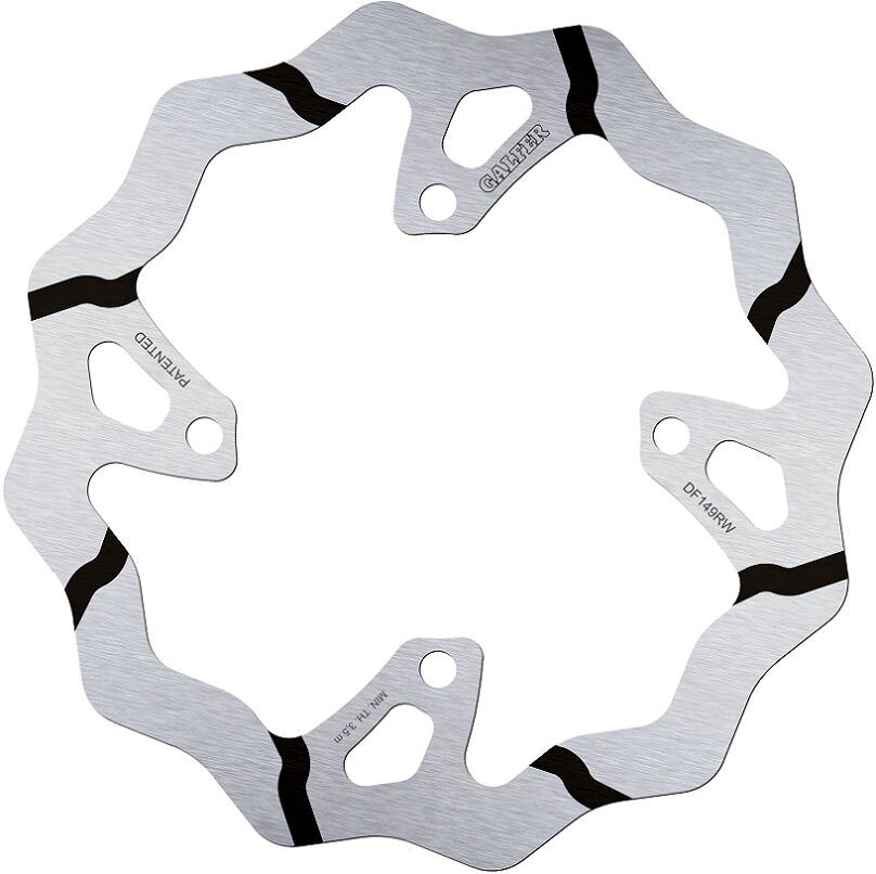 GALFER BRAKE ROTOR FIXED WAVE GROOVED 250MM DF149RW