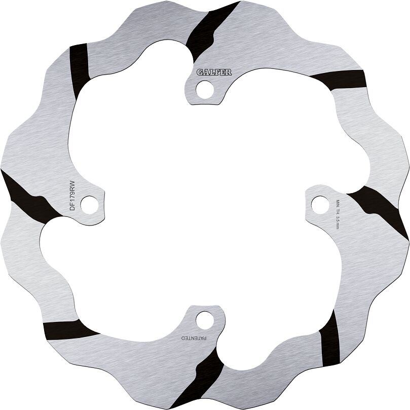 GALFER BRAKE ROTOR FIXED WAVE GROOVED 240MM DF179RW
