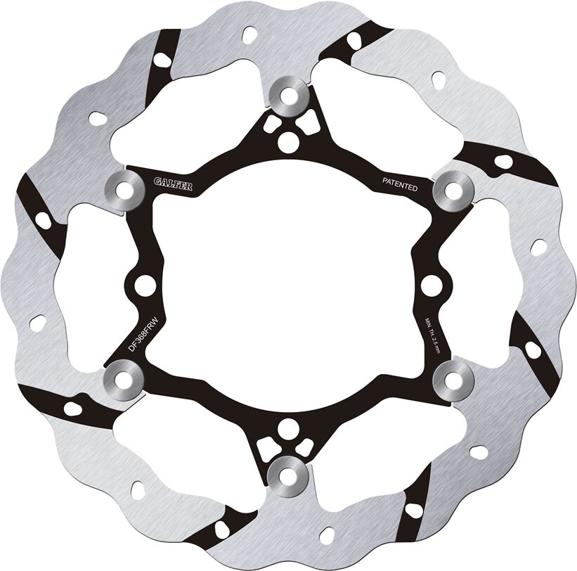 GALFER BRAKE ROTOR FLOATING WAVE GROOVED DF368FRW