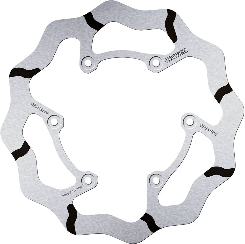GALFER BRAKE ROTOR FIXED WAVE GROOVED 240MM DF531RW