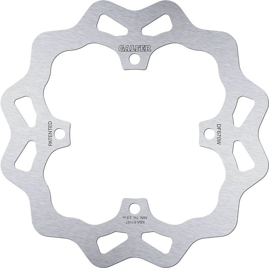 GALFER Brake Rotor Fixed WAVE DF670W