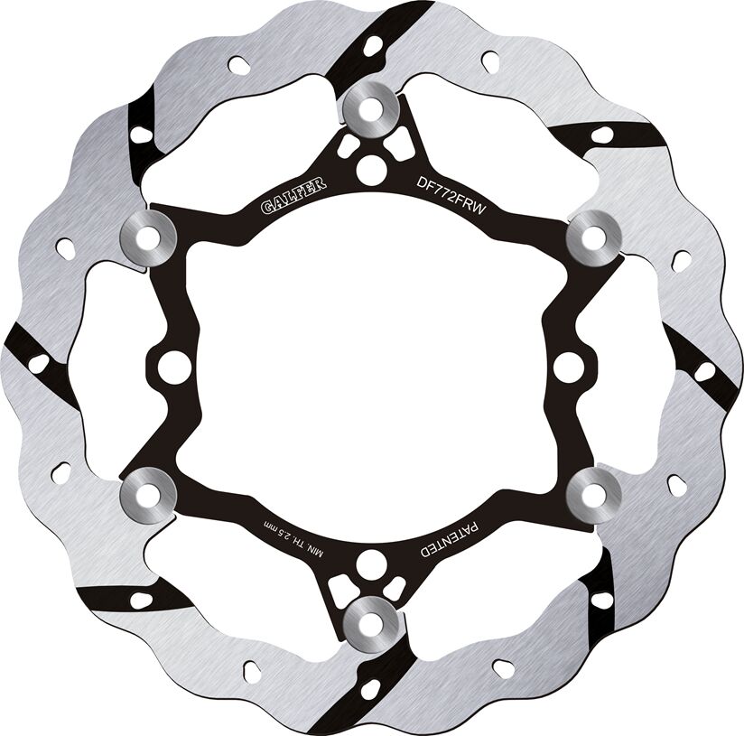GALFER BRAKE ROTOR FLOATING WAVE GROOVED DF772FRW