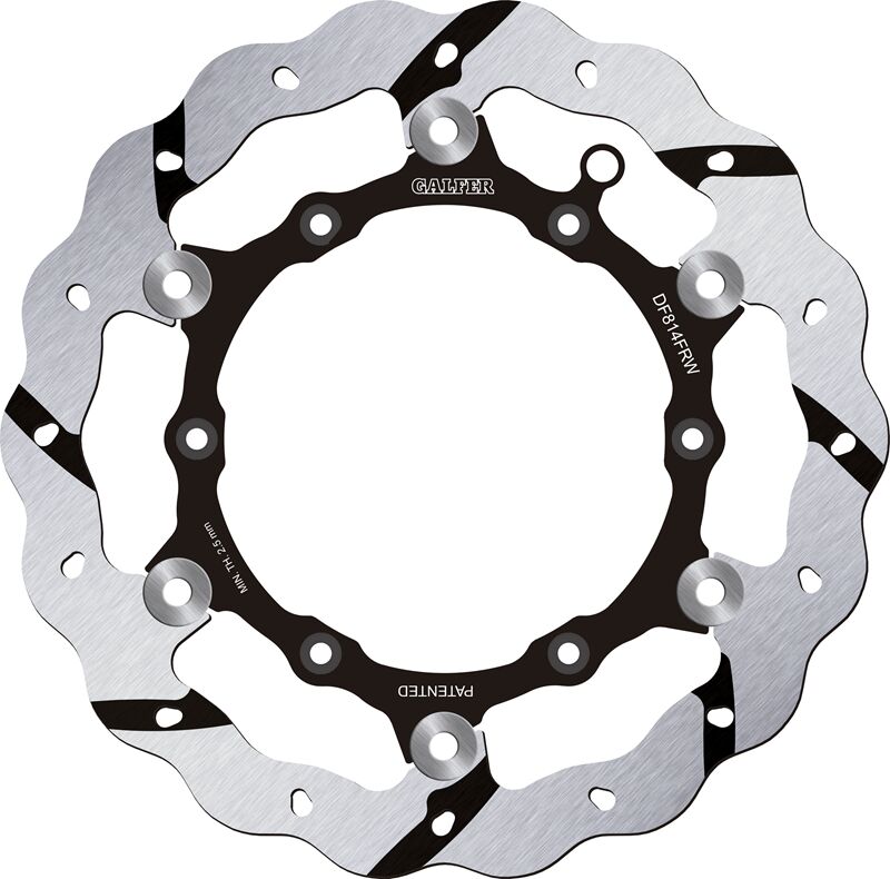 GALFER BRAKE ROTOR FLOATING WAVE GROOVED DF814FRW
