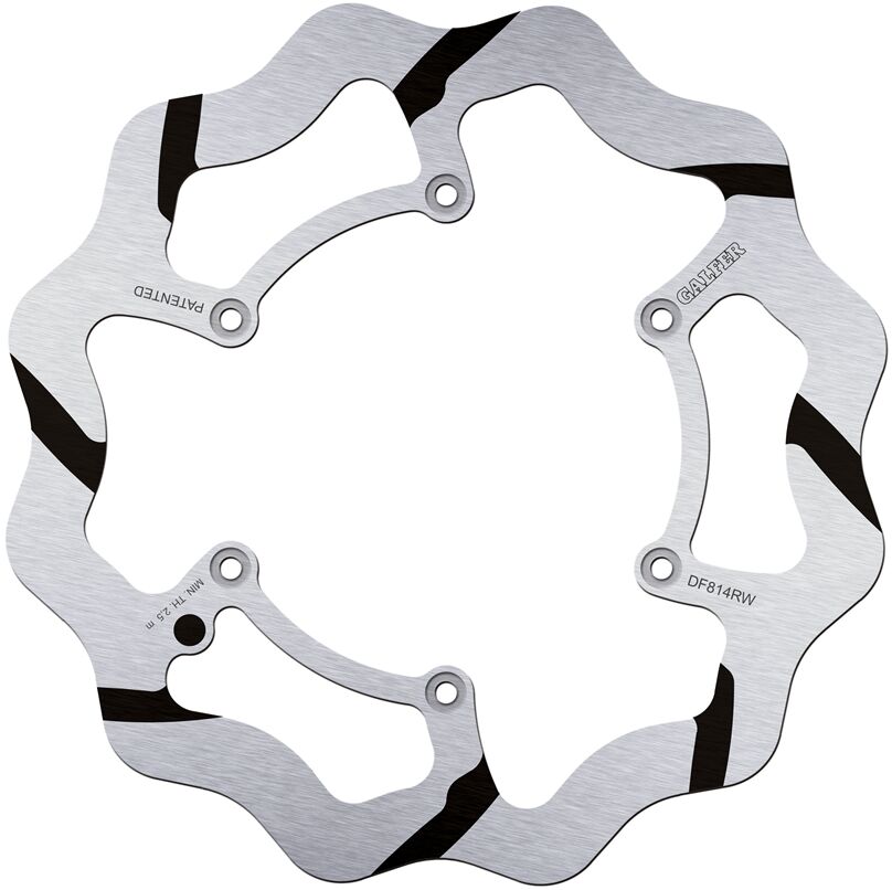 GALFER BRAKE ROTOR FIXED WAVE GROOVED 260MM DF814RW