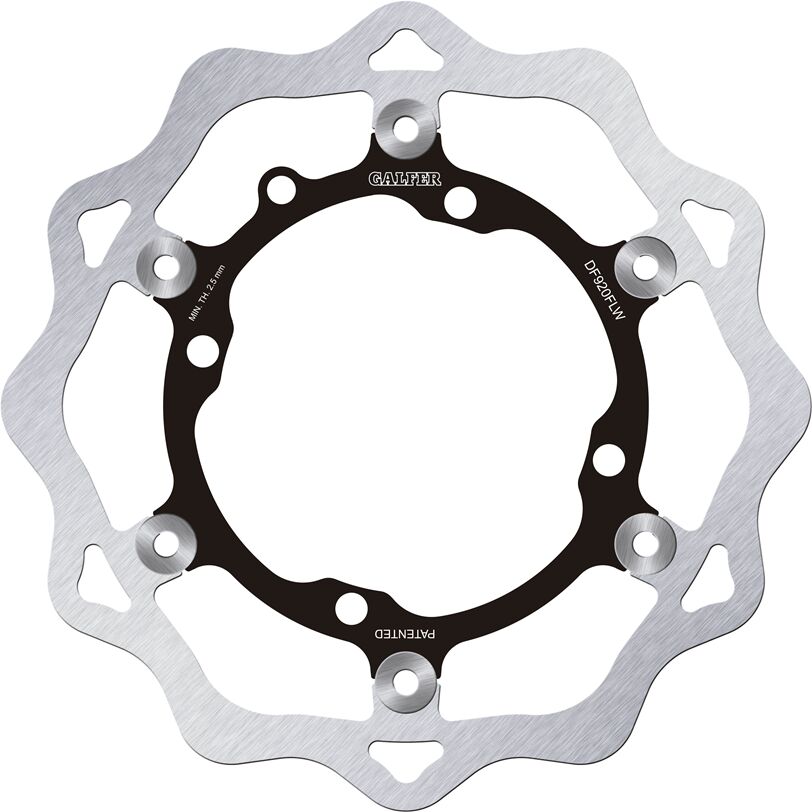 GALFER BRAKE ROTOR FLOATING WAVE STEEL CENTER DF920FLW