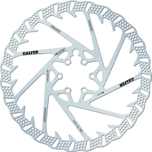 GALFER Brake Rotor Fixed Shark 203 DB024W