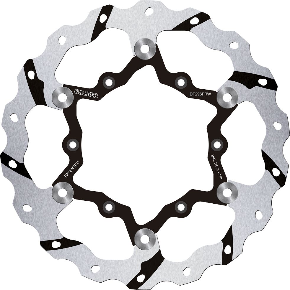 GALFER BRAKE ROTOR FLOATING WAVE GROOVED DF296FRW