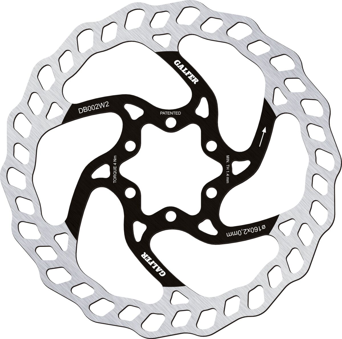 GALFER DISC WAVE 160X2.0MM DB002W2
