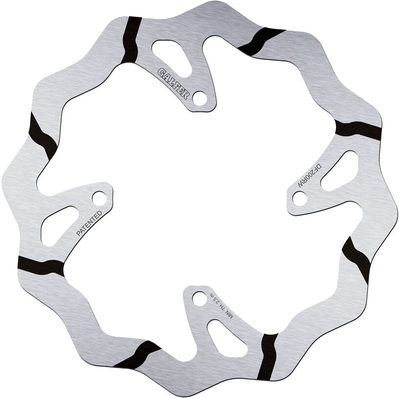 GALFER BRAKE ROTOR FIXED WAVE GROOVED 250MM DF200RW