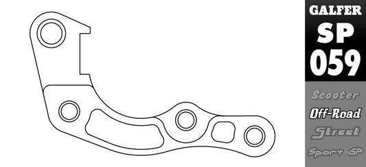 GALFER Brake Caliper Relocation Bracket SP059